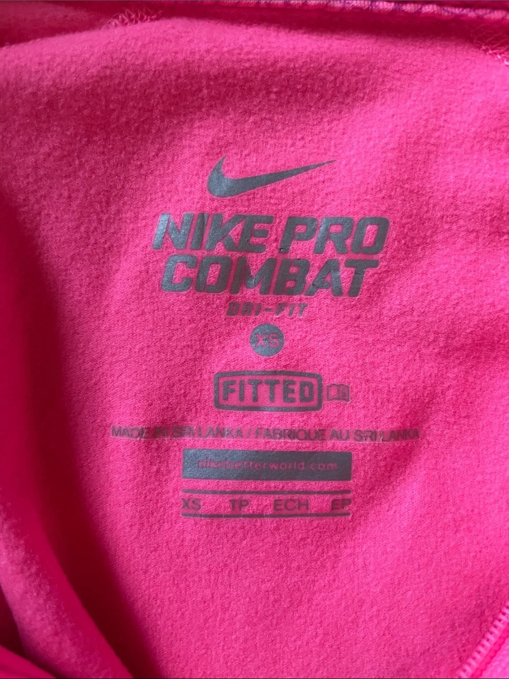NIKE Women’s Pink Quarter-Zip Long Sleeve Crop Jacket Size XS